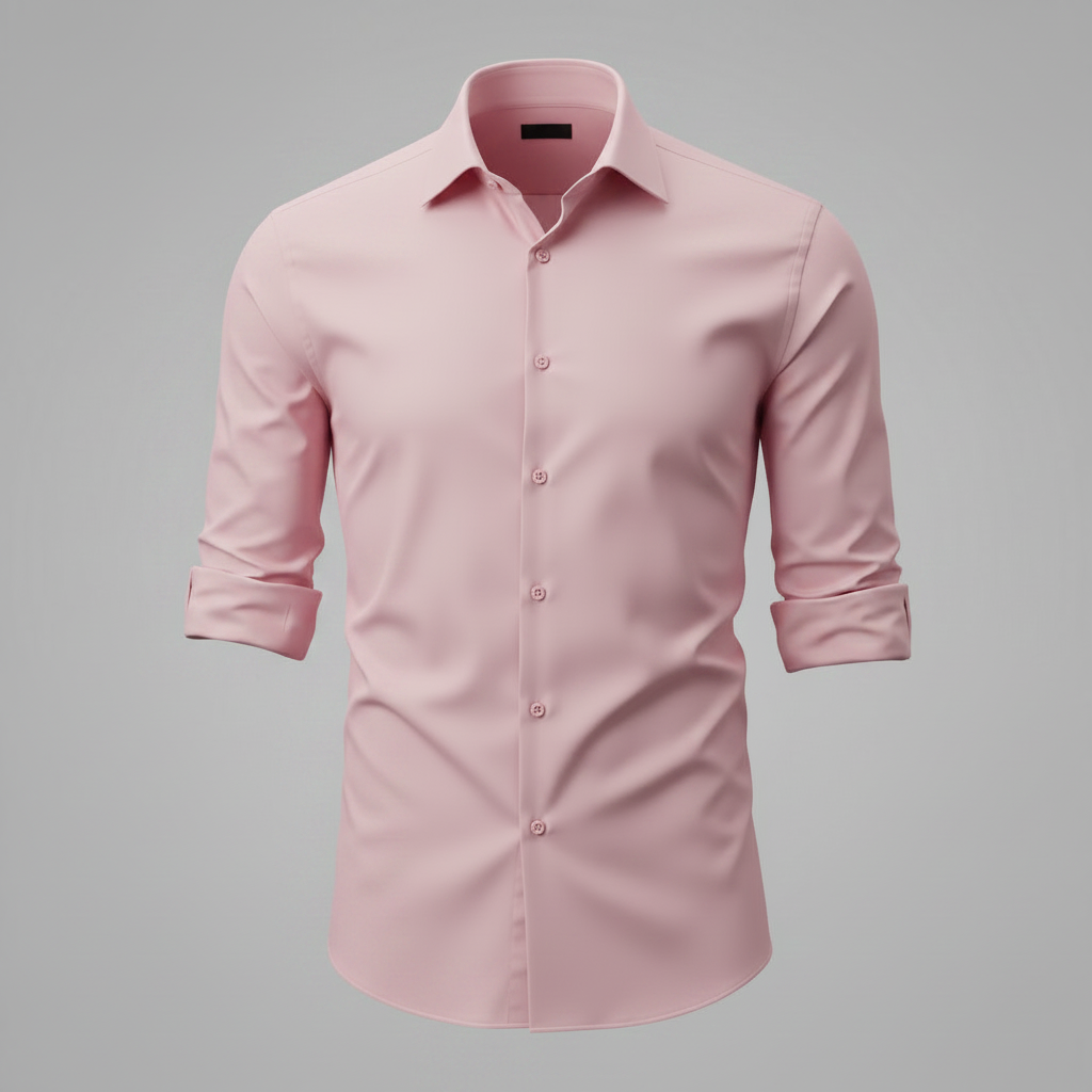 Camicia Elegante Antirughe Uomo | Camicia da Uomo Bianco