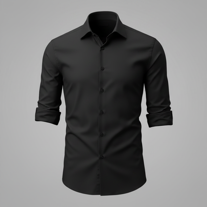Camicia Elegante Antirughe Uomo | Camicia da Uomo Bianco