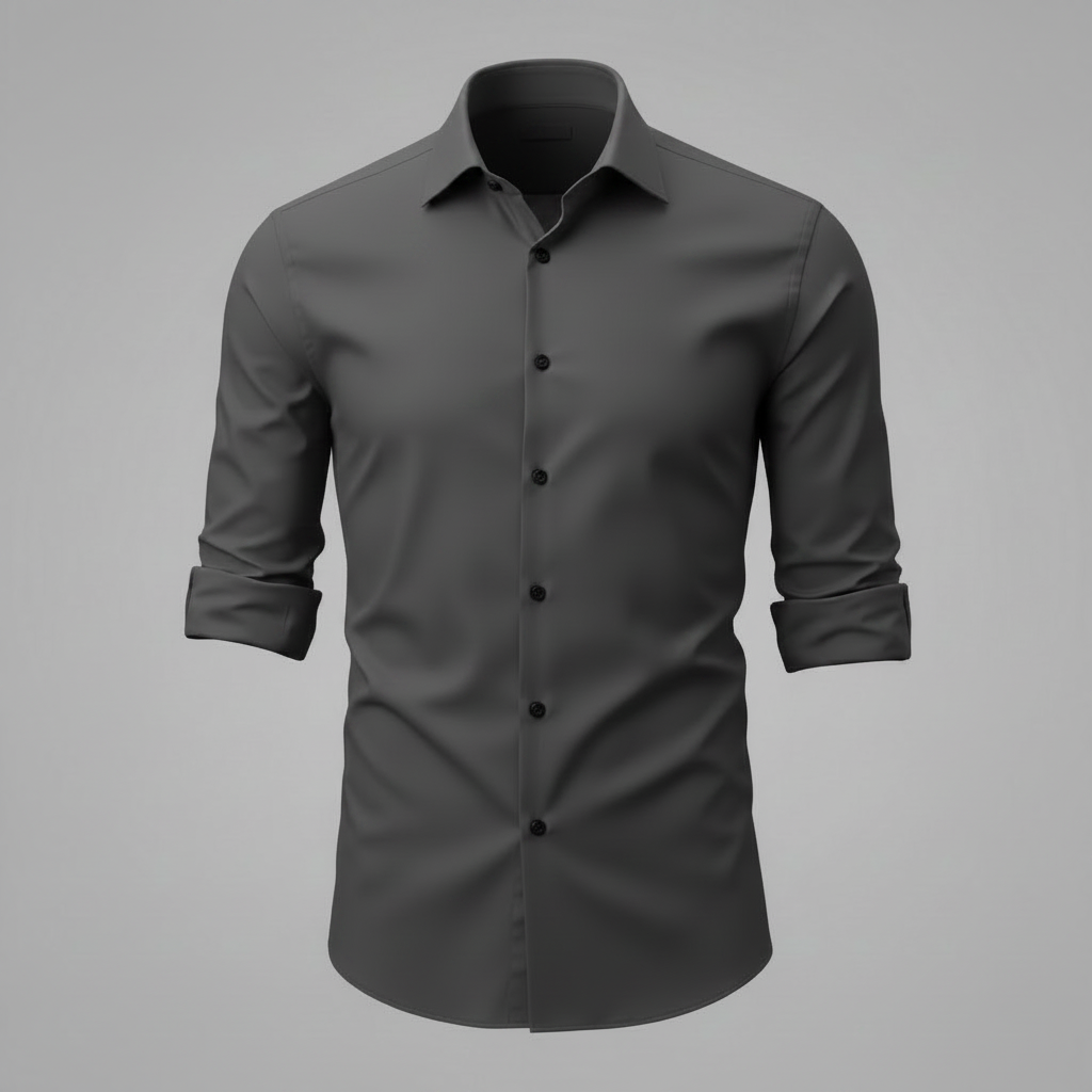Camicia Elegante Antirughe Uomo | Camicia da Uomo Bianco