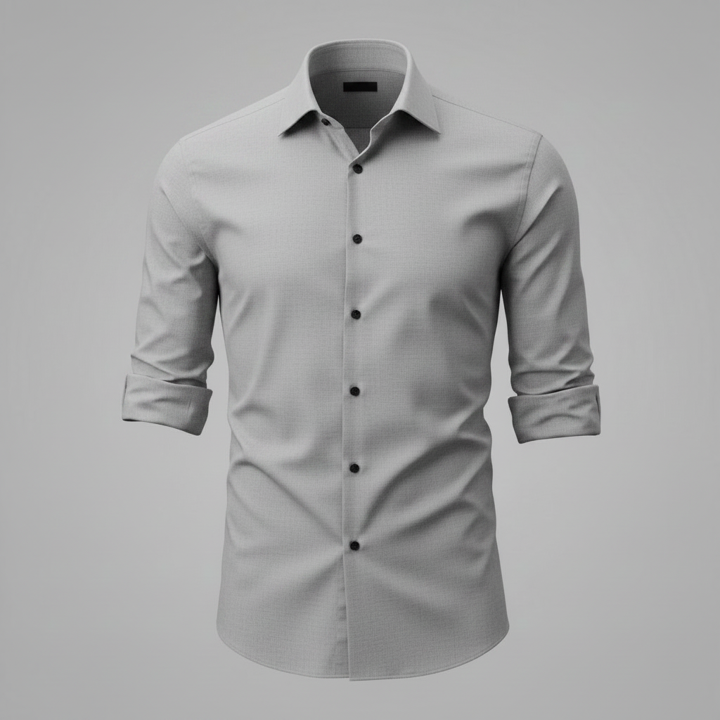 Camicia Elegante Antirughe Uomo | Camicia da Uomo Bianco