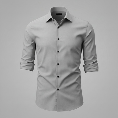 Camicia Elegante Antirughe Uomo | Camicia da Uomo Bianco