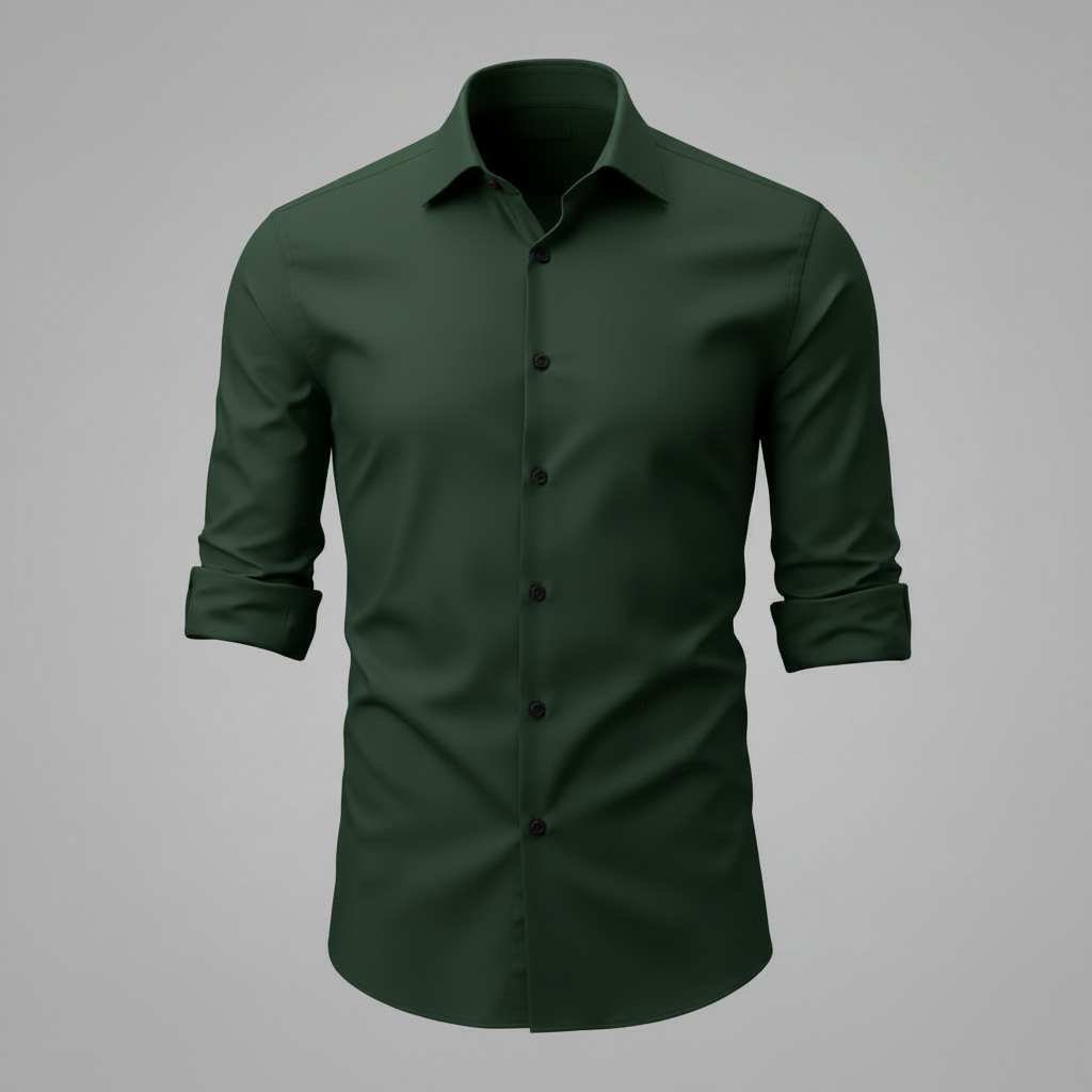 Camicia Elegante Antirughe Uomo | Camicia da Uomo Bianco