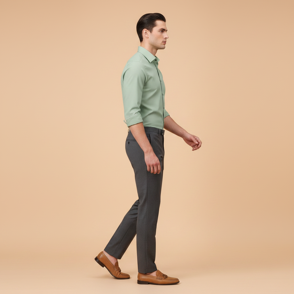 Camicia Elegante Antirughe Uomo | Camicia da Uomo Bianco