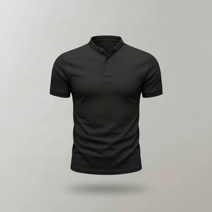 Polo Elegante Manica Lunga Uomo | Casual Classico Bianco