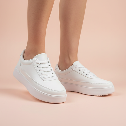 Sneakers Bianche con Plateau Uomo | Scarpe da Ginnastica Uomo