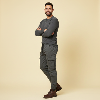 Pantaloni Cargo Uomo Multitasche | Pantaloni Tattici Casual